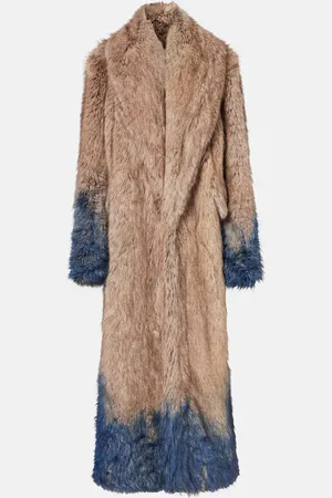 COPERNI Mantel Spray aus Faux Fur