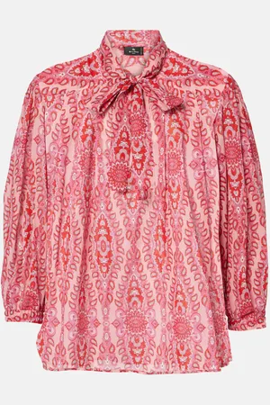 Etro Schluppenbluse aus Baumwolle