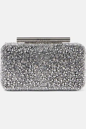 Alexander McQueen Clutch T-Bar mit Kristallen