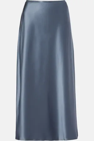 Max Mara Midirock Carnet aus Seidensatin
