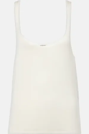 Saint Laurent Top aus Kaschmir, Wolle und Seide
