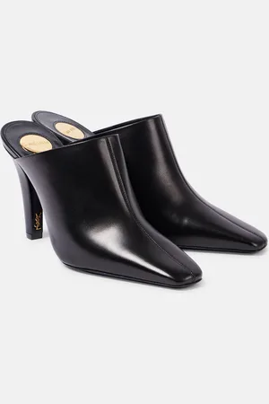 Saint Laurent Mules Jill 95 aus Leder
