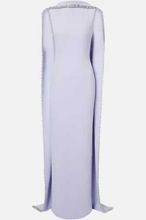 Roland Mouret Robe aus Crêpe mit Kristallen