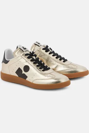 Isabel Marant Sneakers Kaycee aus Metallic-Leder