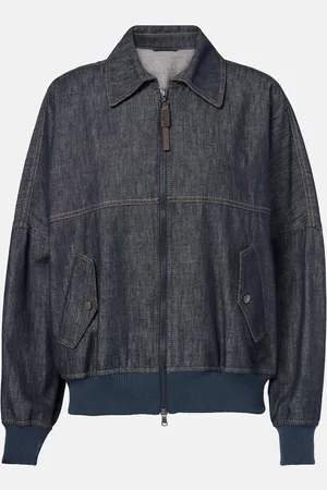 Brunello Cucinelli Bomberjacke aus Denim
