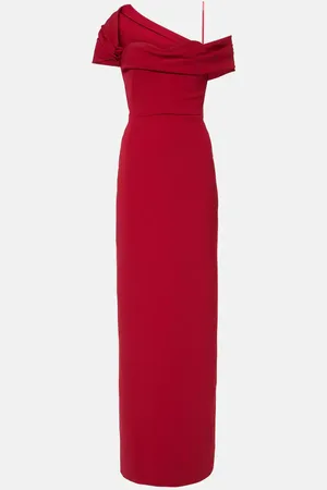 Carolina Herrera Off-Shoulder-Robe aus Crêpe