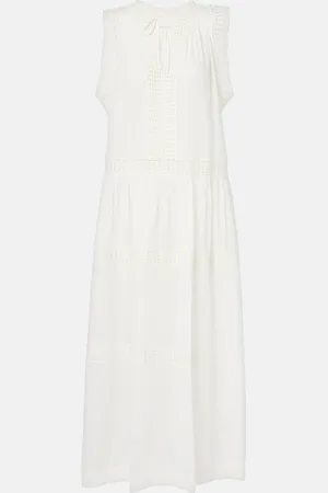 ULLA JOHNSON Maxikleid Thalia aus Baumwolle