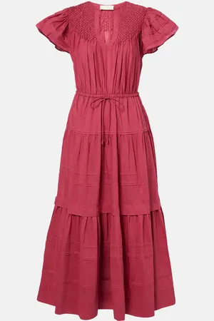 ULLA JOHNSON Maxikleid Marika aus Voile