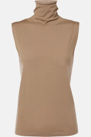 The Row Top Ikatu aus Woll-Jersey