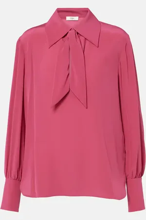 Chloé Chloé Schluppenbluse aus Crêpe de Chine aus Seide