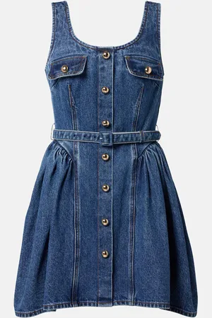 Self-Portrait Minikleid aus Denim