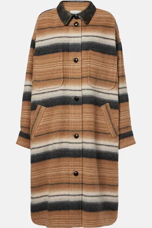 Marant Etoile Mantel Djilaga aus einem Wollgemisch