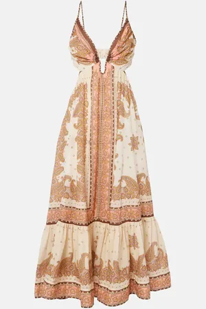 ZIMMERMANN Midikleid Maxine aus Ramie