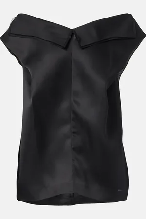Khaite Off-Shoulder-Top Selly aus Seide