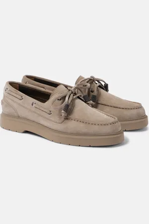 Brunello Cucinelli Segelschuhe Monili aus Veloursleder