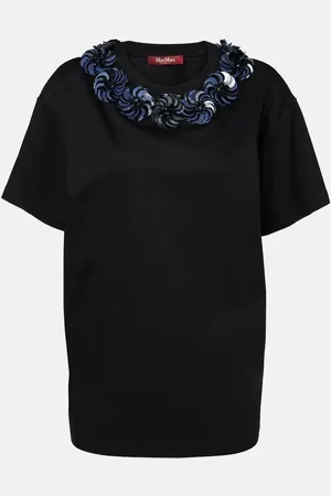 Max Mara Verziertes Top Gennaio aus Jersey