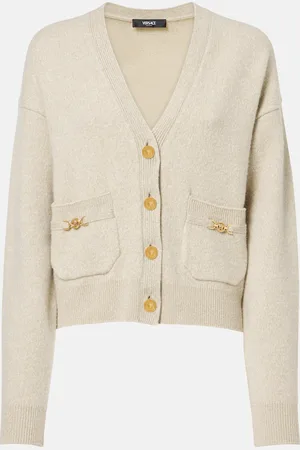 VERSACE Cardigan aus Wolle und Kaschmir