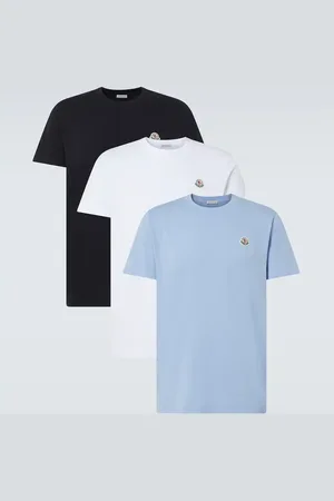 Moncler Set aus drei T-Shirts aus Baumwoll-Jersey