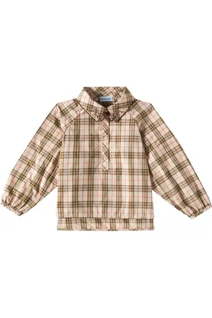 Burberry Bluse Burberry Check aus Baumwolle