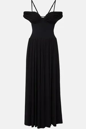 Simkhai Off-Shoulder-Maxikleid Amarantha aus Jersey
