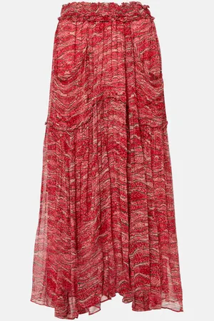 Marant Etoile Maxirock Veronique aus Chiffon