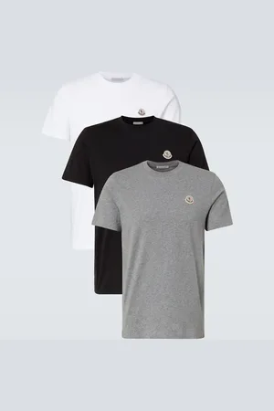 Moncler Set aus drei T-Shirts aus Baumwoll-Jersey