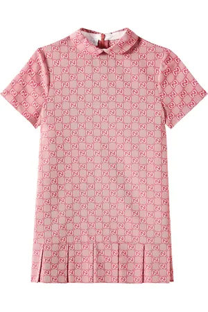 Gucci Polokleid GG aus Baumwoll-Twill