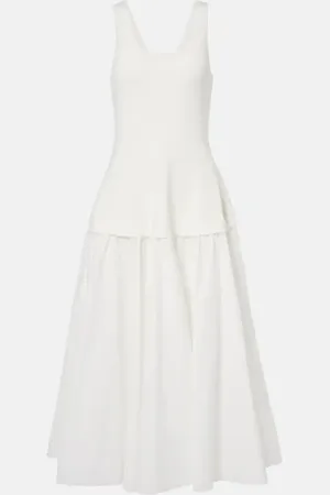 Simkhai Midikleid Jazz aus Popeline