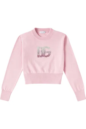 Dolce & Gabbana Pullover aus Baumwolle mit Kristallen