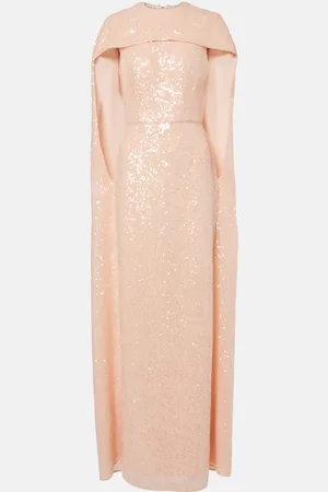 Erdem Robe aus Chiffon mit Pailletten