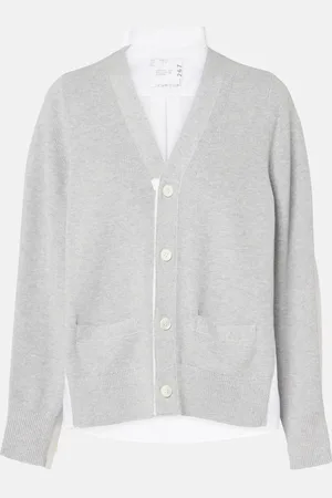 SACAI Cardigan aus Baumwolle