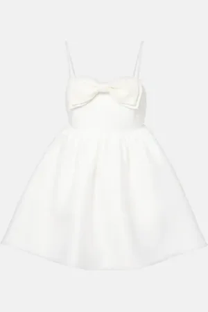 Self-Portrait Verziertes Minikleid aus Taft