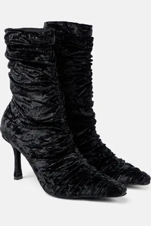 Jimmy Choo Ankle Boots Lotta 85 aus Samt