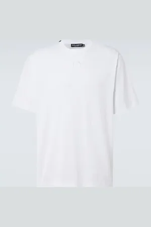 Dolce & Gabbana T-Shirt DG aus Baumwoll-Jersey