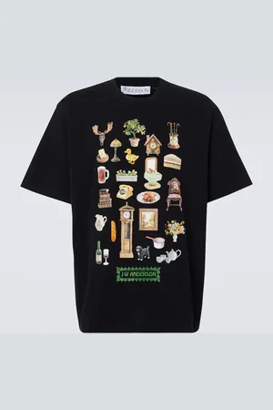 J.W.Anderson Bedrucktes T-Shirt Diorama aus Baumwolle