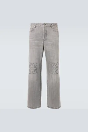 Loewe Wide-Leg Jeans Anagram