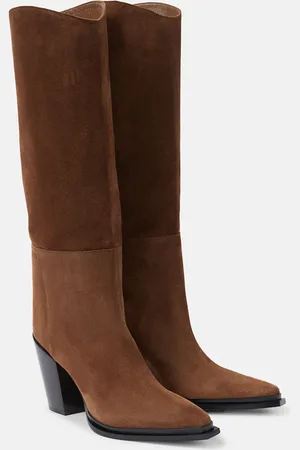 Jimmy Choo Stiefel Cece 80 aus Veloursleder