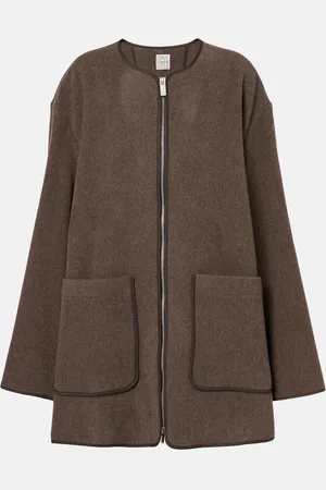 Totême Jacke aus einem Wollgemisch