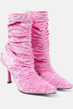 Jimmy Choo Ankle Boots Lotta 85 aus Samt