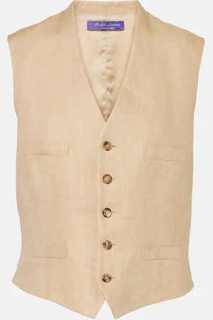 Ralph Lauren Weste Jaiden aus Seide und Leinen