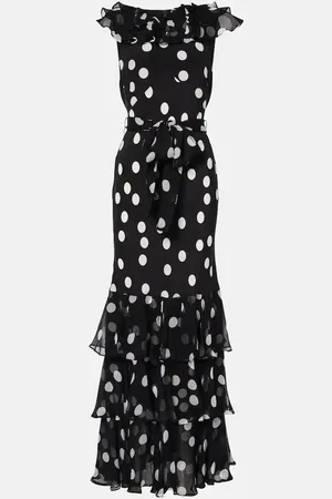 RIXO London Maxikleid Rio aus Seide
