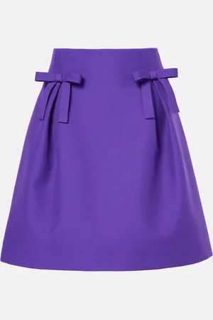 VALENTINO Minirock aus Crepe Couture