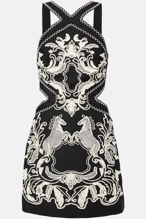 Rebecca Vallance Besticktes Minikleid Azera