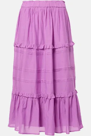Marant Etoile Maxirock Diya aus einem Baumwollgemisch