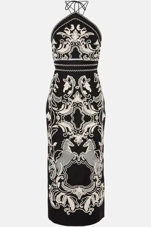 Rebecca Vallance Besticktes Midikleid Azera