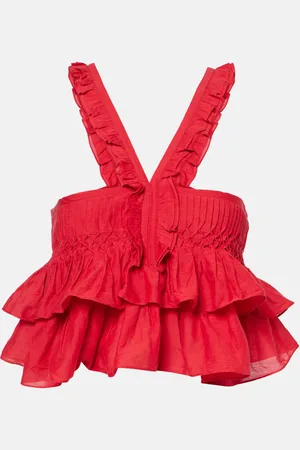 Marant Etoile Top Daliana aus einem Baumwollgemisch