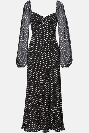 RIXO London Maxikleid Ivy aus Seide
