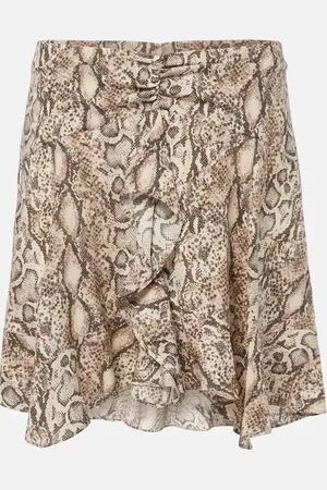 Isabel Marant Minirock Ozany aus einem Seidengemisch