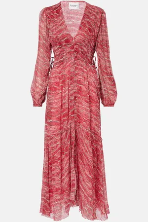 Marant Etoile Maxikleid Amara aus Chiffon