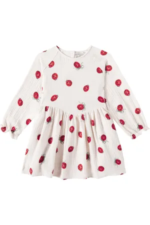 Konges Sløjd Konges Sløjd Bedrucktes Kleid Coco Ladybug aus Baumwolle